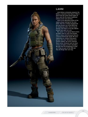 آرت بوک گیرز The art of Gears 5 - 3