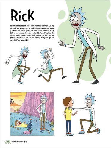 آرت بوک ریک اند مورتی The Art Of Rick And Morty جلد نرم - 2