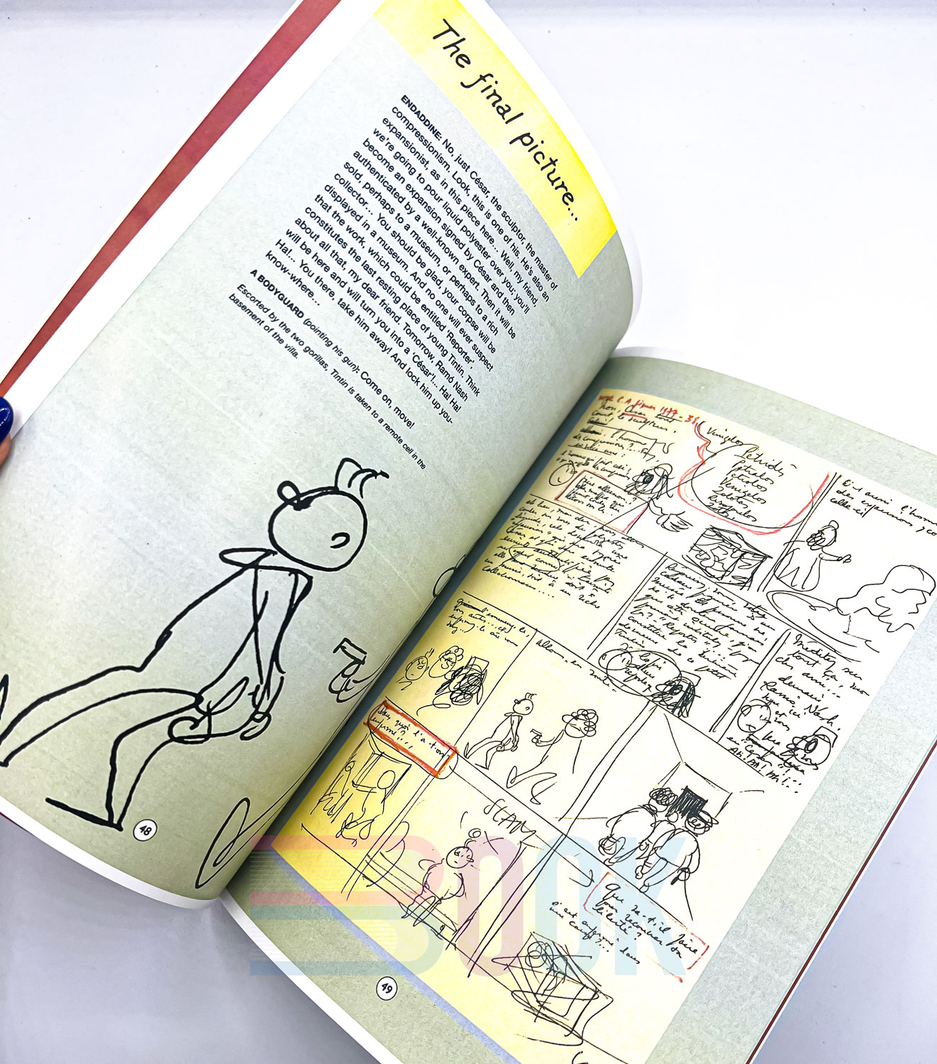 آرت بوک کلاسیک تن تن Tintin and Alph-Art (The Adventures of Tintin: Original Classic) - Image 8