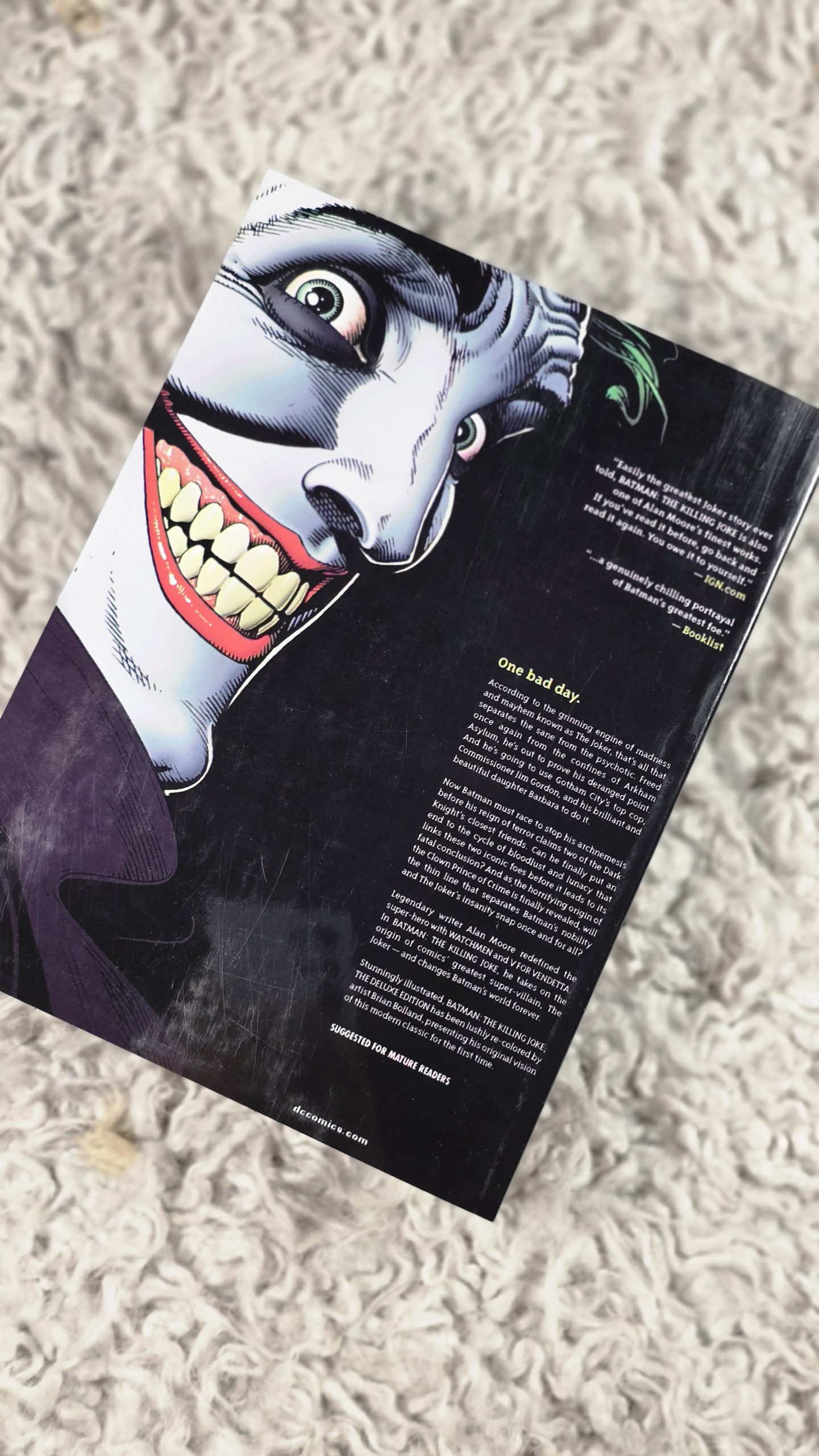 killing joke comic bool کمیک بوک جوکر کشنده کیلینگ جوک بتمن