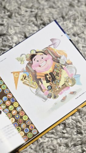 آرت بوک انیمیشن آپ بالا up animation artbook pixar