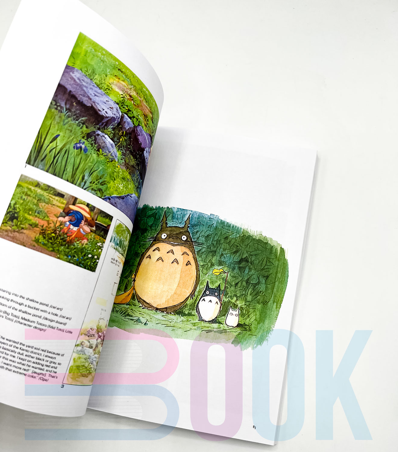 آرت بوک انیمه همسایه من توتورو The Art Of my NEIGHBOUR TOTORO - تصویر 9