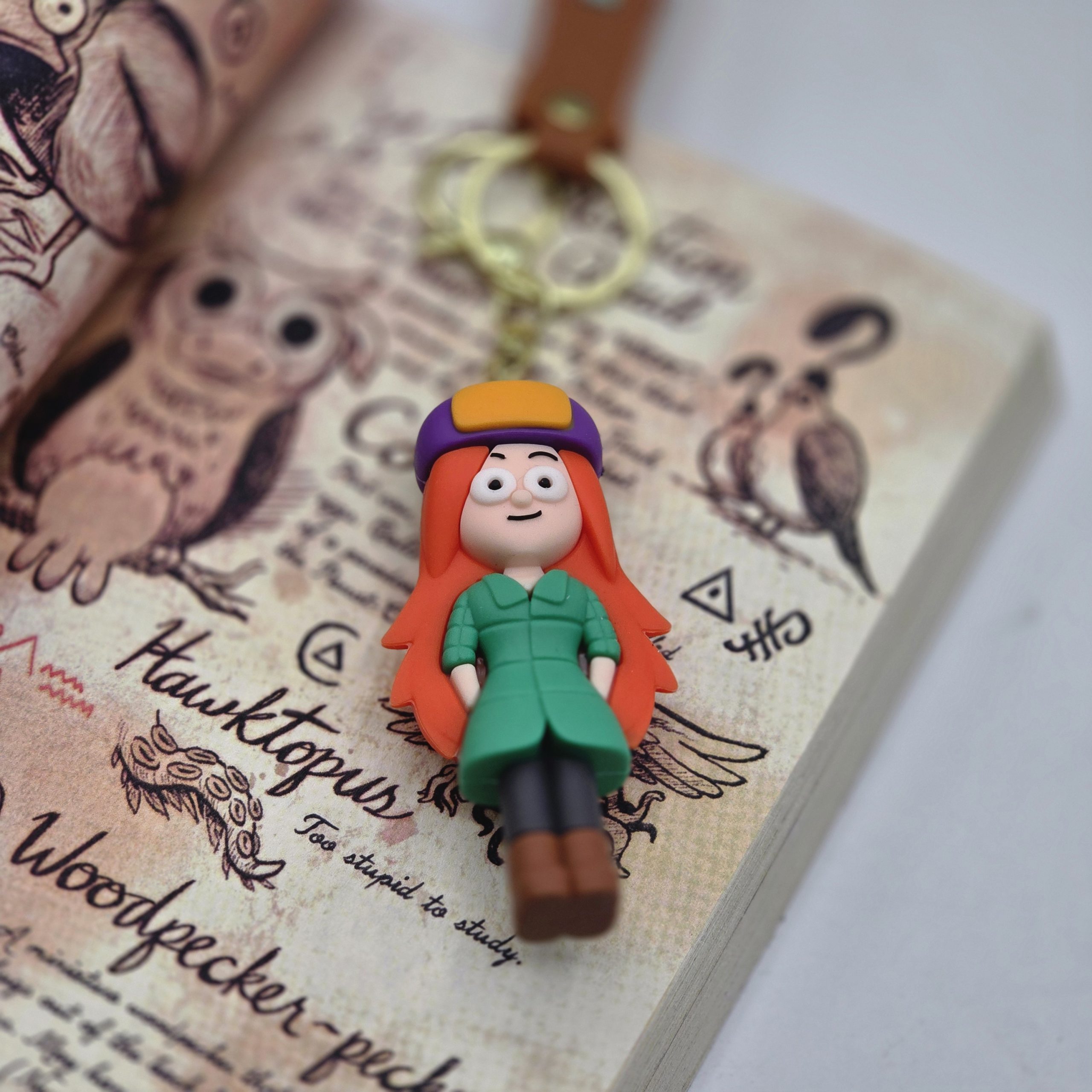 جاسوییچی آبشارجاذبه (وندی) Wendy Gravity Falls Keychain - تصویر 3