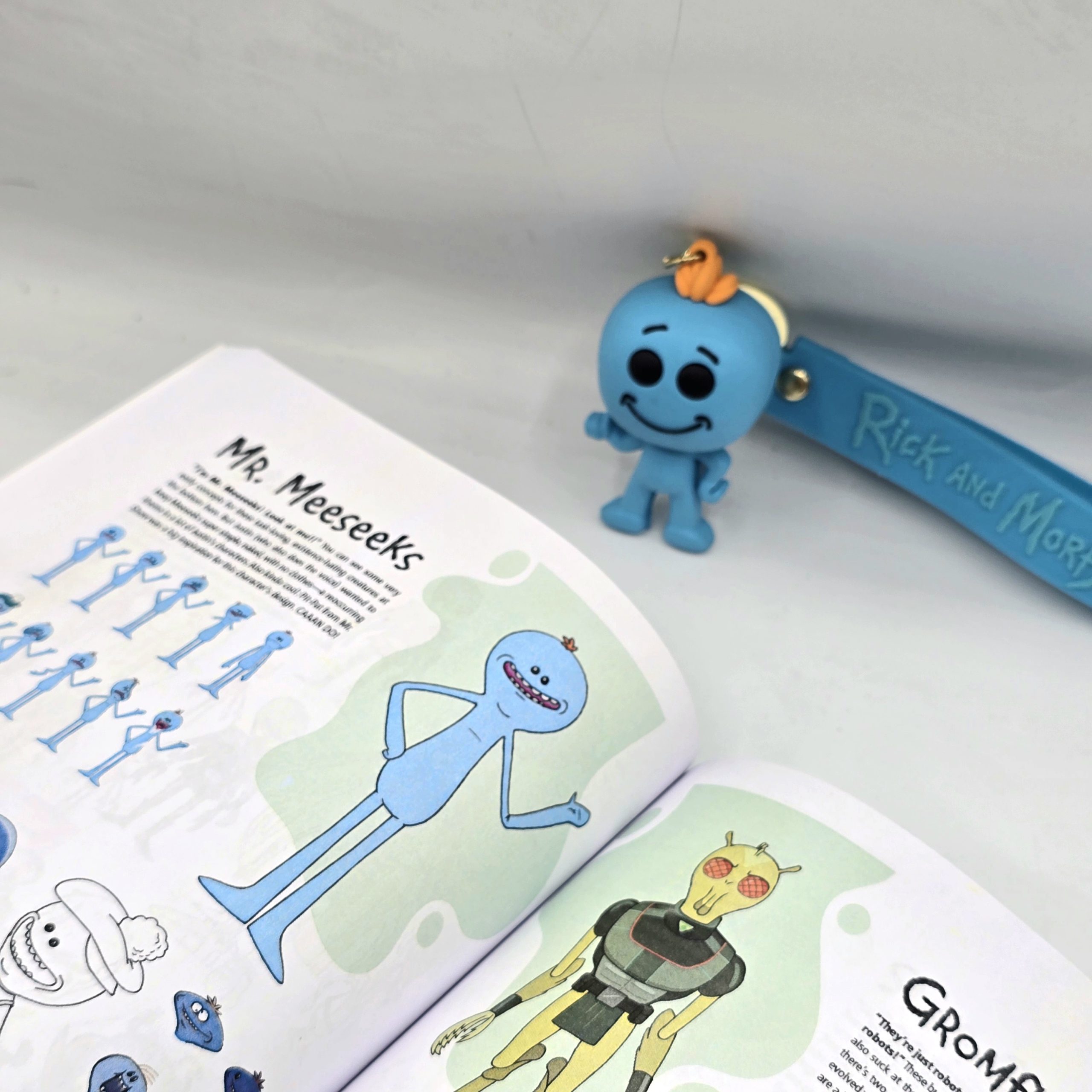 جاسوییچی مستر میسیکس Mr. Meeseeks Rick and Morty Keychain - تصویر 2