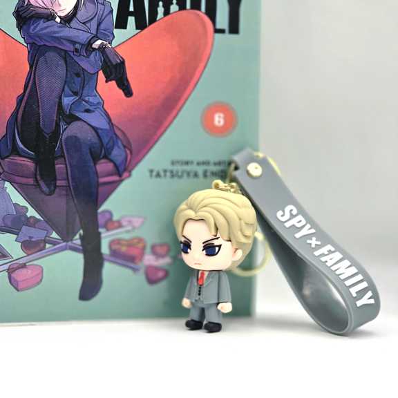 جاسوییچی لوید اسپای فمیلی Loid Spy x Family Keychain - تصویر 2
