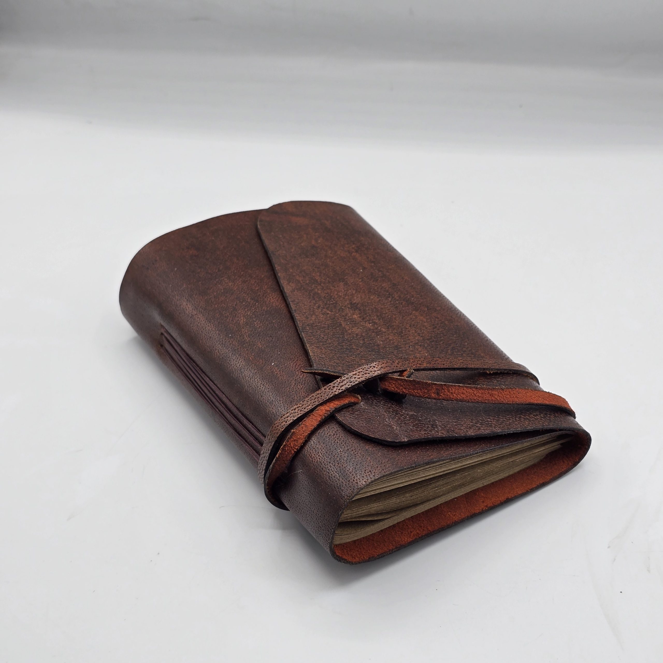 دفتریادداشت جلد چرم واقعی وینتیج به سبک رد دد Reddead Notebook - تصویر 2