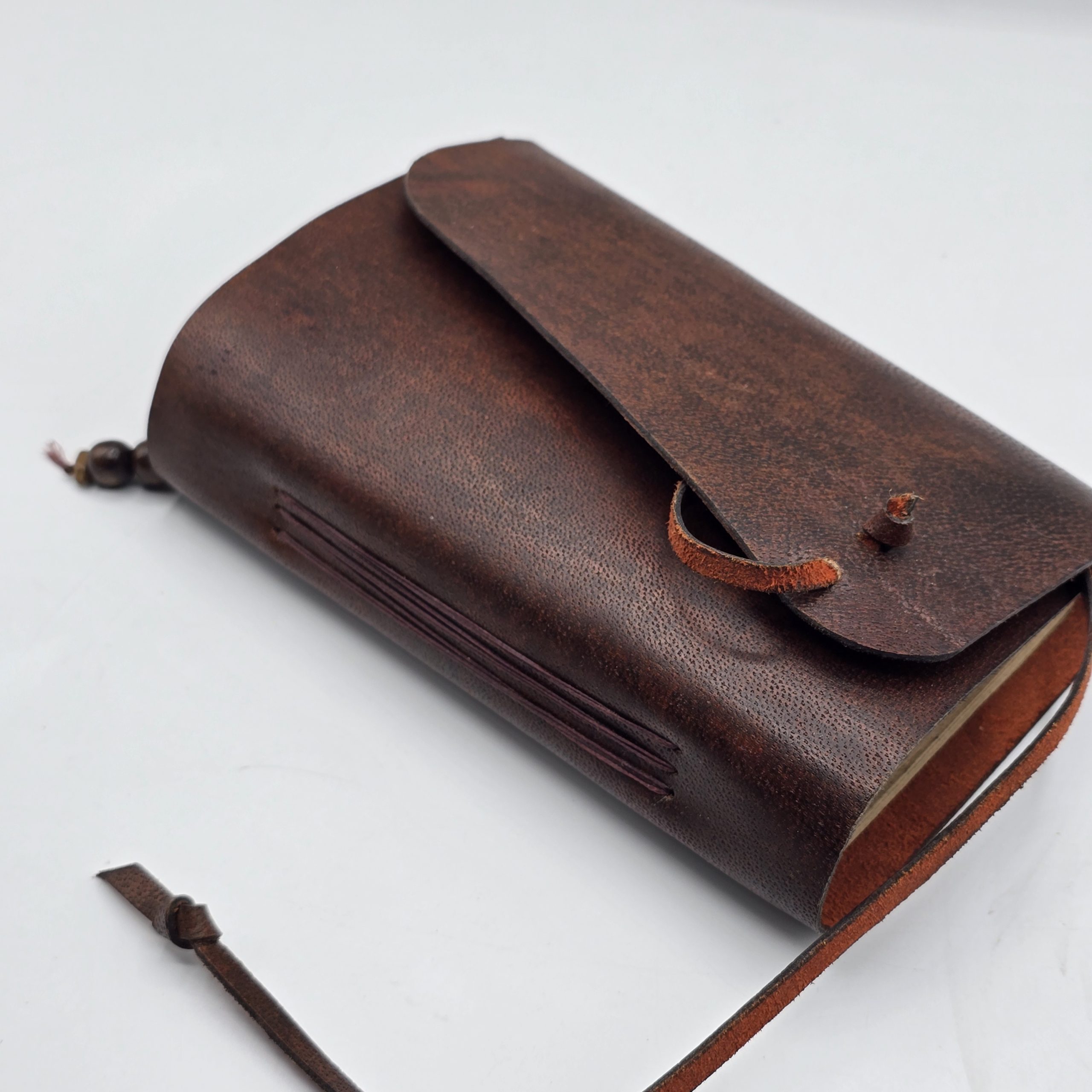 دفتریادداشت جلد چرم واقعی وینتیج به سبک رد دد Reddead Notebook - تصویر 6