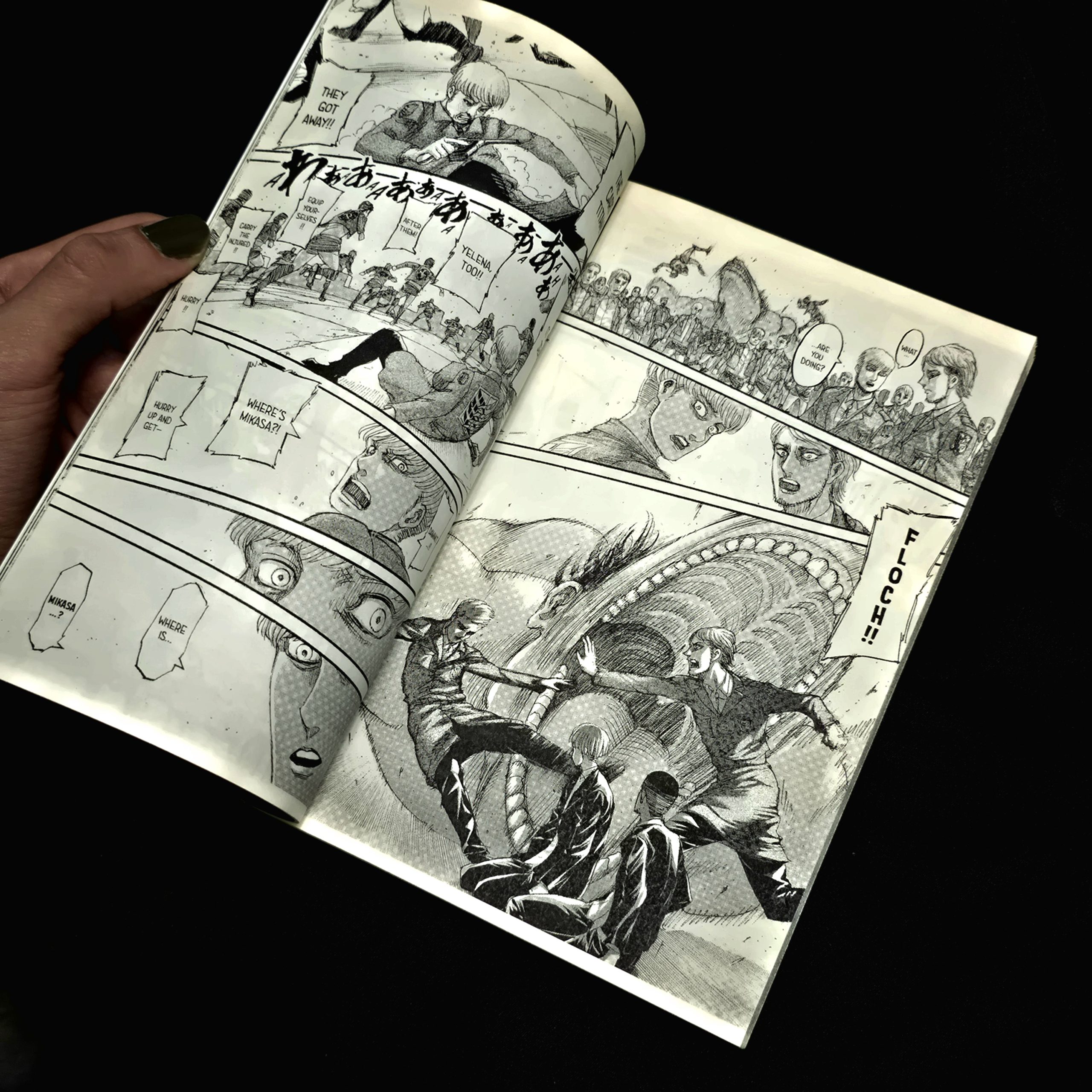 مجموعه مانگای انیمه اتک آن تایتان Attack on Titan manga 34 volumes - تصویر 2