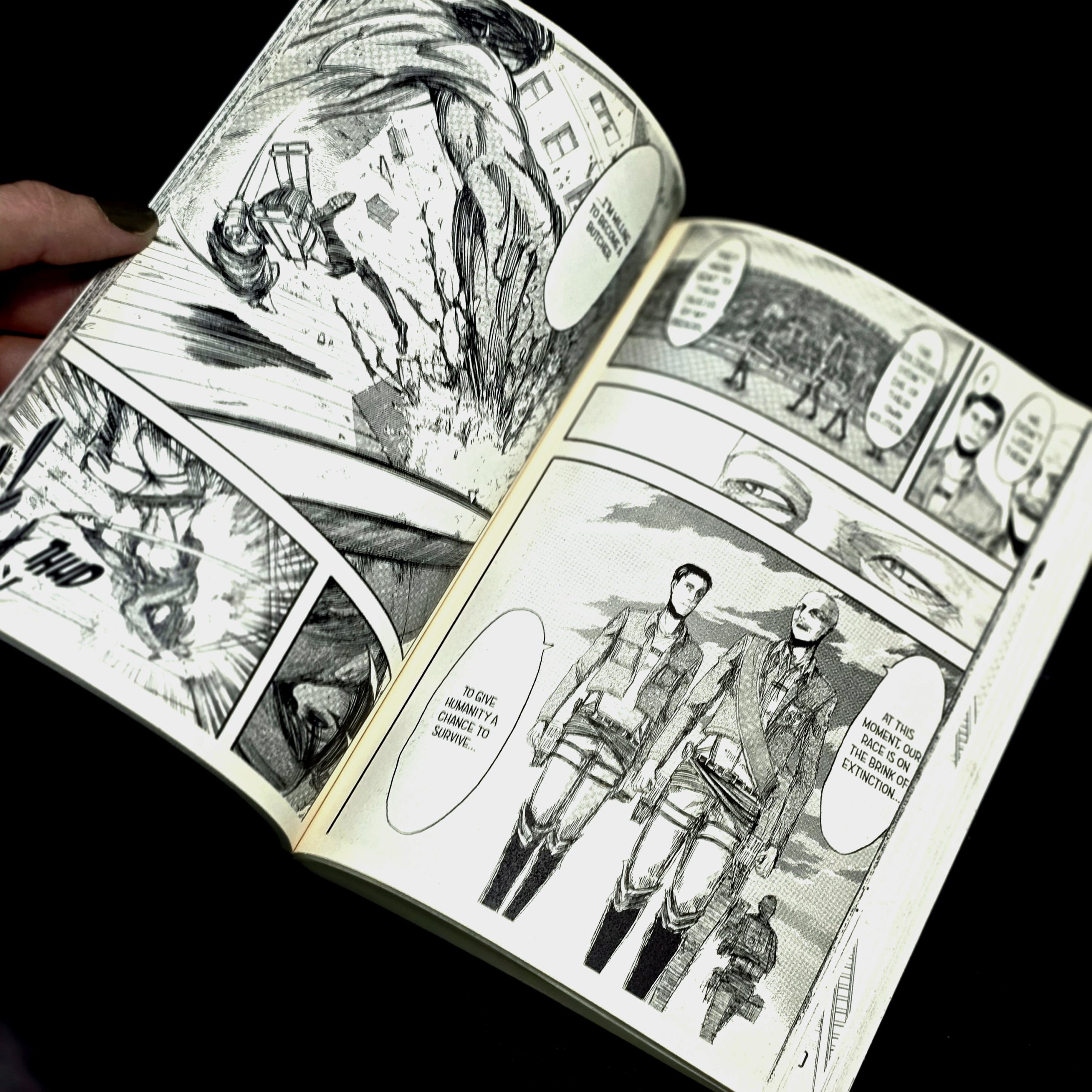 مجموعه مانگای انیمه اتک آن تایتان Attack on Titan manga 34 volumes - تصویر 8