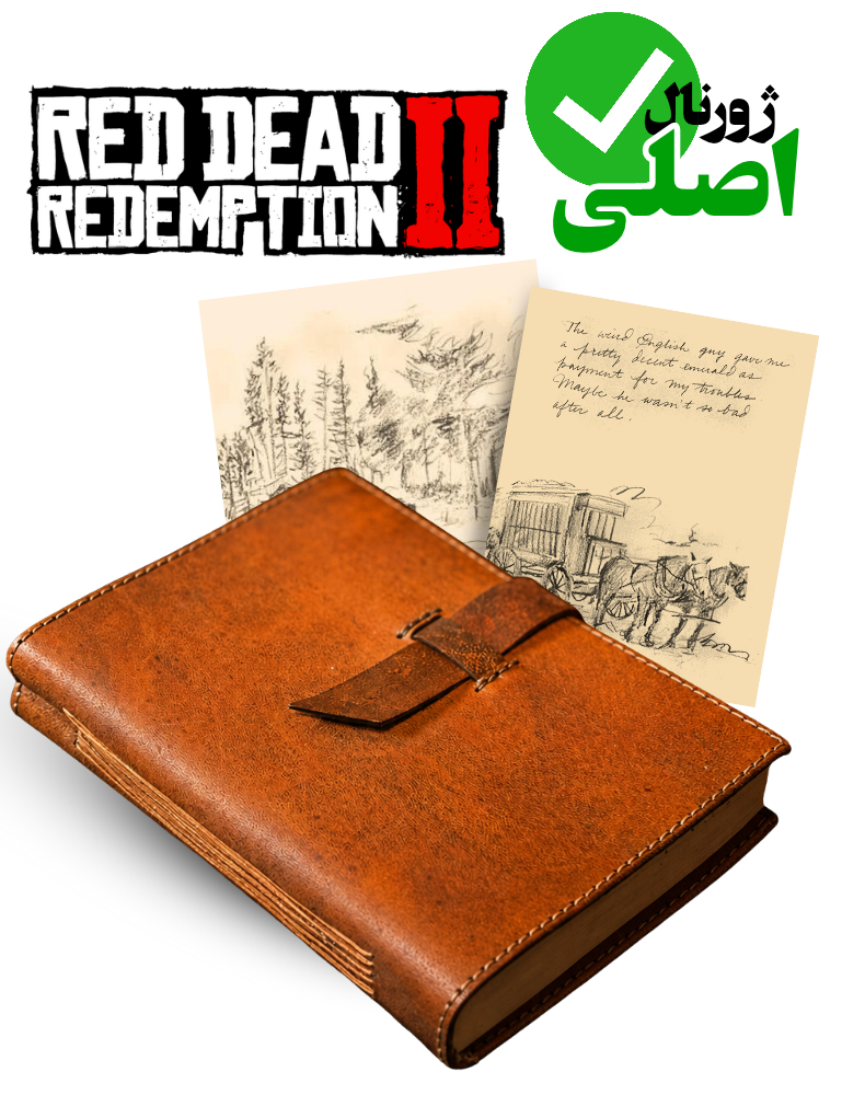 ژورنال چرم واقعی آرتور مورگان (دفترچه خاطرات اصلی Reddead II )